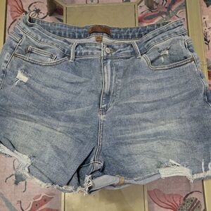Judy Blue Light Wash Jean Shorts